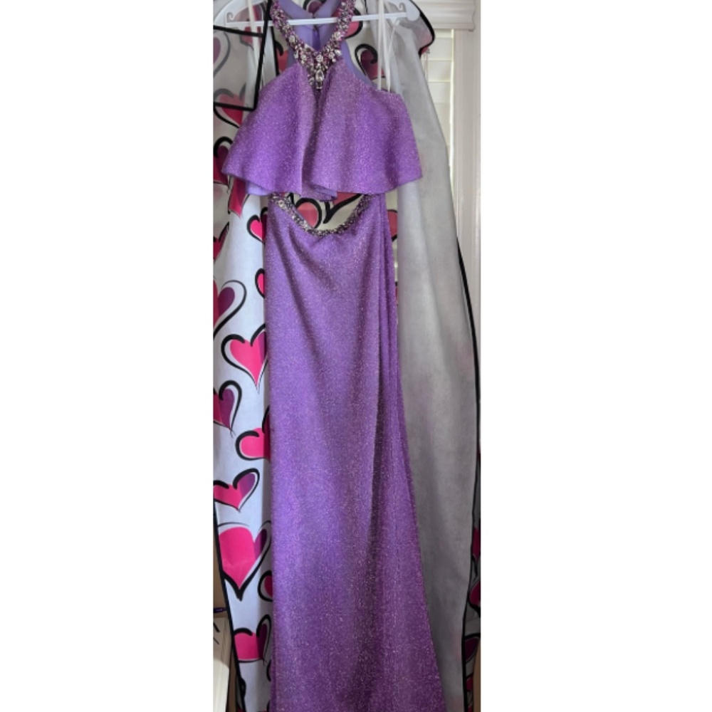 Two piece prom dress